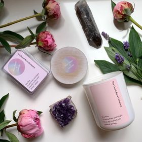 Black Amber and Lavender - The Good Aura Company Candle
