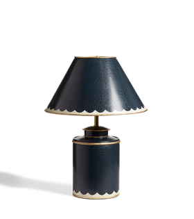 Lastura Table Lamp And Shade - Air Force Blue