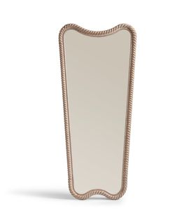 Arin Floor Standing Mirror In Burnt Oak