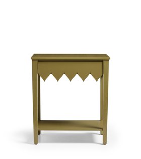 Acutus Bedside Table - Lichen