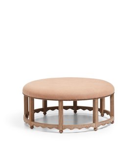 (SS26) Edirne Linen Ottoman - Apricot