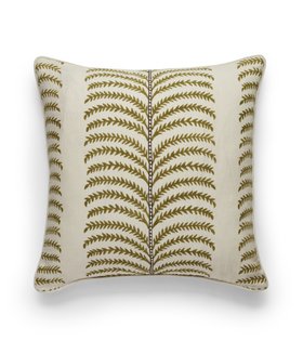 (SS26) Areca Cushion Cover - Dirty Lime