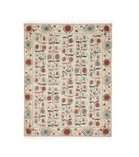 Sheki Rug- Blood Orange