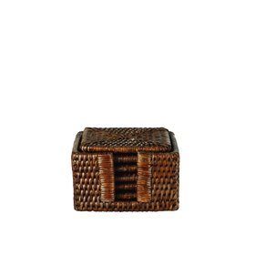 Rattan Coasters - Set of Six