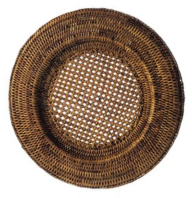 Rattan Underplate - Brown