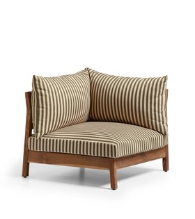 Olivo Corner Unit - Olive Stripe