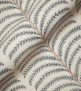 Areca Wallpaper, 52cm Roll - Air Force Blue