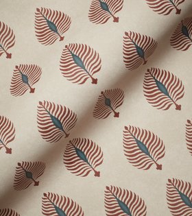 Ocellus Wallpaper, 70cm Roll - Warm Red