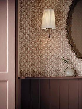 Ghini Wallpaper Warm Red, Details