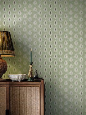 Ocellus Wallpaper Eau De Nil, Details