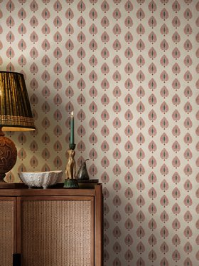 Ocellus Wallpaper Warm Red, Details