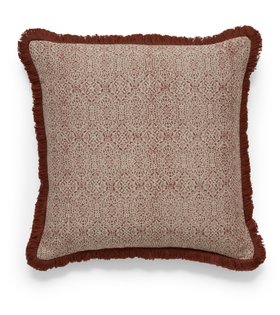 (AW26) Bochner Cushion Cover – Warm Red