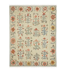 (AW26) Kalikapur Rug - Natural & Apricot