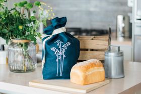 Bluebell Linen Bread Bag
