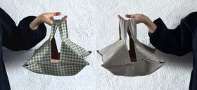Handmade Linen Pie Tote Bag – Eco-Friendly Pie, Quiche & Casserole Carrier