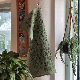 Linen Tea Towel – Forager Design