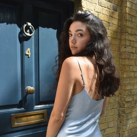 pale blue slip dress