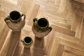 Harlech Smoked Oak Herringbone 90mm
