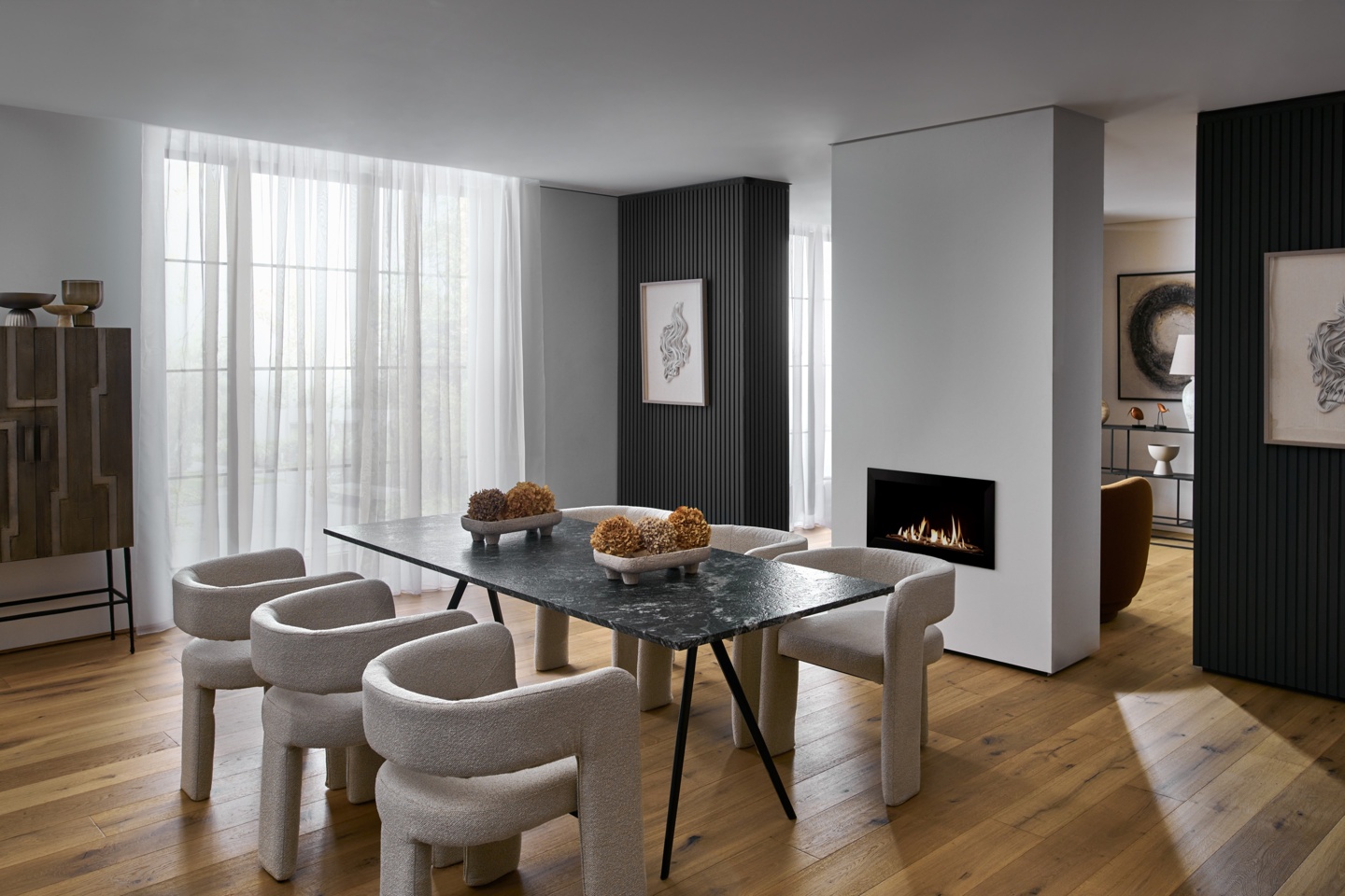 Dartmouth Beaten Oak Engineered Wood Flooring