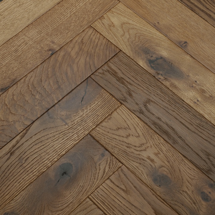 Orkney Smoked Oak Herringbone Engineered Wood