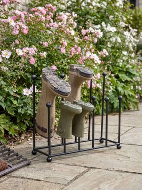 GARDEN WELLY BOOT RACK