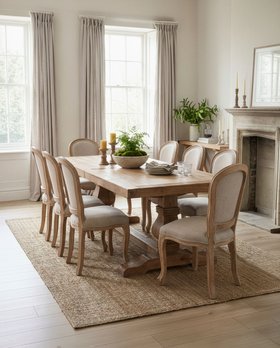 ELM REFECTORY DINING TABLE