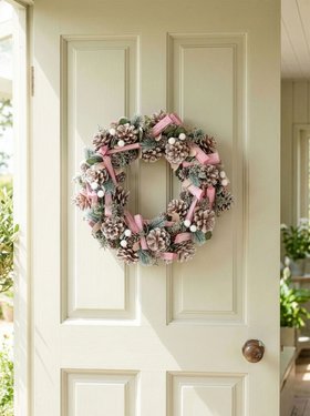 PINK DRIFTWOOD WREATH