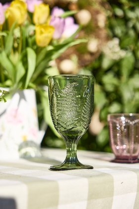 EMBOSSED LEAF GLASSES