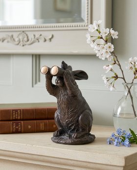 BUNNY WITH BINOCULARS ORNAMENT