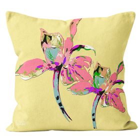 Buttercup Iris Cushion