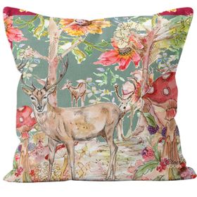 Whimsical Stag Cushion