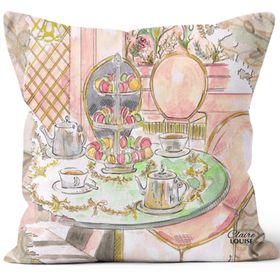 Laduree Cafe Cushion