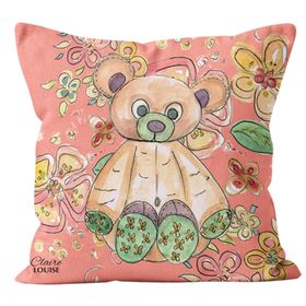 Peach Bear Cushion