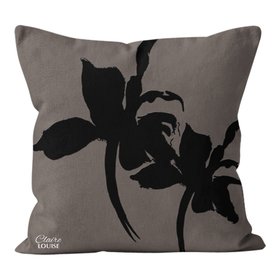 Flora Pop Iris Silhouette Cushion