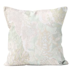 Cloud Dancer Textured Bloom Cushion
