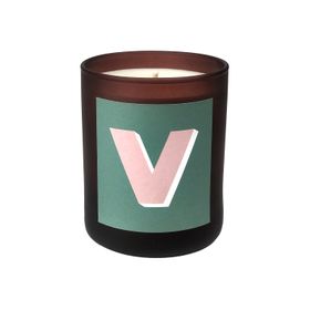 V Initial Candle | refillable essential oil candle [midi - 150g]