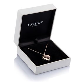 Diamond Set Personalised Locket – Rose Gold