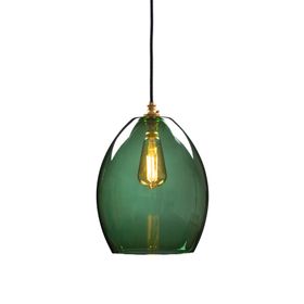 Jules Green Glass Pendant Light