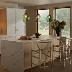Jules Green Glass Pendant Light