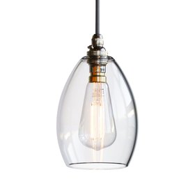 Jules Pendant Light Clear Glass - Small