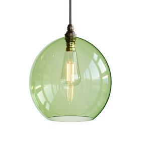 Wanda Coloured Glass Pendant Light - Lime