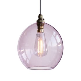 Wanda Coloured Glass Pendant Light - Pink