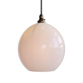 Wanda Coloured Glass Pendant Light - Opal