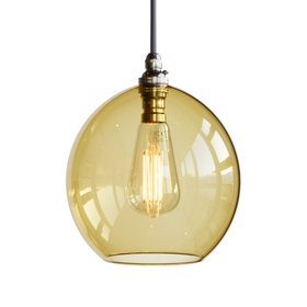 Wanda Coloured Glass Pendant Light - Yellow
