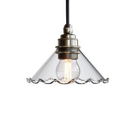 Florrie Clear Glass Pendant Light