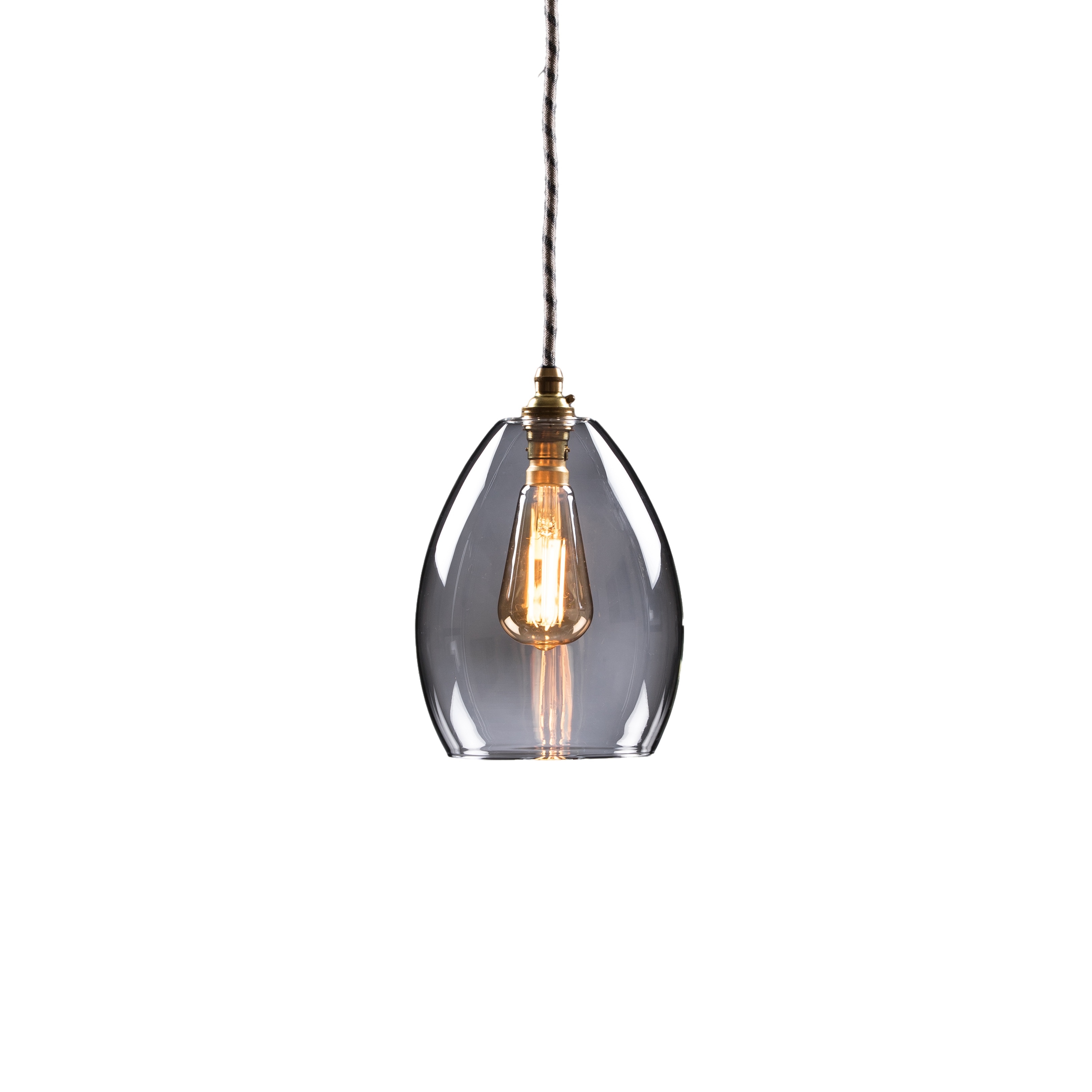 Jules Pendant Light Clear Glass - Medium
