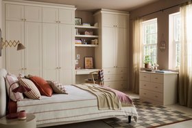 Sharps, Shaker Bedroom In Soft Linen, From £2,000 (2)