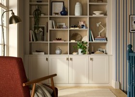 Sharps, Shaker Landing In Stone With Contrasting Finish, From £2,000