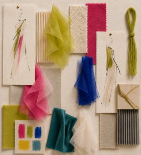 SS27 Fashion Colour & Texture Trend Moodboard by Feathr