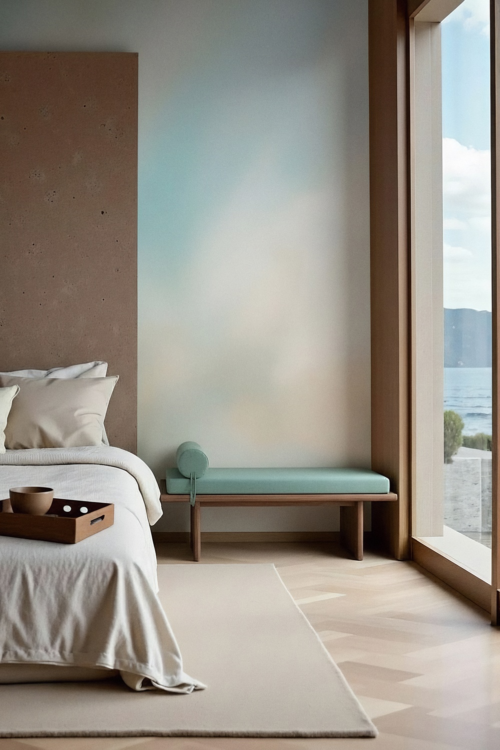 Sumo Teal Wall Mural